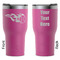 Baseball RTIC Tumbler - Magenta - Double Sided - Front & Back