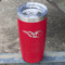 Baseball Red Polar Camel Tumbler - 20oz - Angled