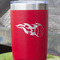 Baseball Red Polar Camel Tumbler - 20oz - Close Up