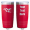 Baseball Red Polar Camel Tumbler - 20oz - Double Sided - Approval