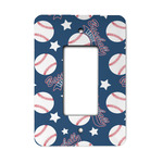 Baseball Rocker Style Light Switch Cover - Single Switch