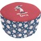 Baseball Round Pouf Ottoman (Bottom)