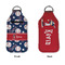 Baseball Sanitizer Holder Keychain - Large APPROVAL (Flat)