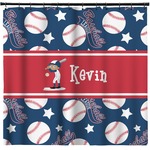 Baseball Shower Curtain - Custom Size (Personalized)