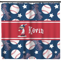 Baseball Shower Curtain - Custom Size (Personalized)