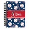 Baseball Spiral Journal Small - Front View