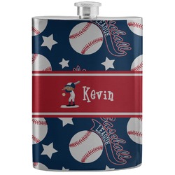 Baseball Stainless Steel Flask (Personalized)