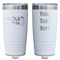 Baseball White Polar Camel Tumbler - 20oz - Double Sided - Approval