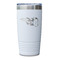 Baseball White Polar Camel Tumbler - 20oz - Single Sided - Approval