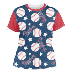 Baseball Women's Crew T-Shirt - 2X Large