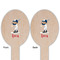 Baseball Wooden Food Pick - Oval - Double Sided - Front & Back