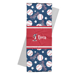 Baseball Yoga Mat Towel (Personalized)