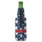 Baseball Zipper Bottle Cooler - BACK (bottle)