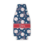 Baseball Zipper Bottle Cooler (Personalized)