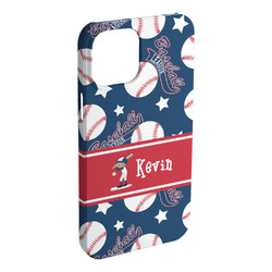 Baseball iPhone Case - Plastic - iPhone 15 Pro Max (Personalized)