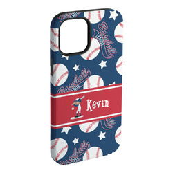Baseball iPhone Case - Rubber Lined - iPhone 15 Pro Max (Personalized)