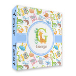 Animal Alphabet 3 Ring Binder - Full Wrap - 2" (Personalized)