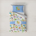 Animal Alphabet Duvet Cover Set - Twin (Personalized)