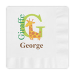 Animal Alphabet Embossed Decorative Napkins (Personalized)