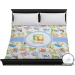 Animal Alphabet Duvet Cover - King (Personalized)