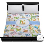 Animal Alphabet Duvet Cover - Full / Queen (Personalized)