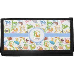 Animal Alphabet Canvas Checkbook Cover (Personalized)