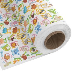 Animal Alphabet Fabric by the Yard - PIMA Combed Cotton