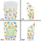 Animal Alphabet French Fry Favor Box - Front & Back View