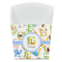 Animal Alphabet French Fry Favor Boxes (Personalized)