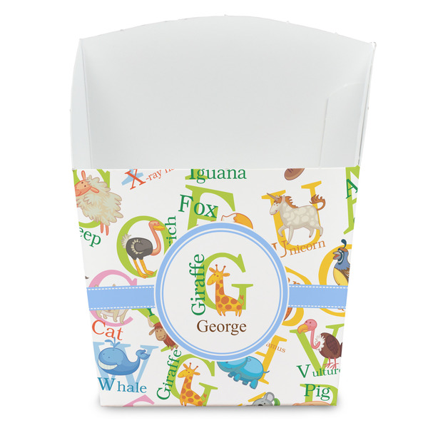 Custom Animal Alphabet French Fry Favor Boxes (Personalized)