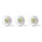 Animal Alphabet Golf Balls - Generic - Set of 3 - APPROVAL