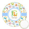 Animal Alphabet Icing Circle - Medium - Front