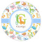 Animal Alphabet Icing Circle - XSmall - Single