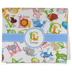 Animal Alphabet Kitchen Towel - Poly Cotton w/ Name or Text