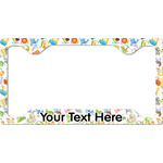 Animal Alphabet License Plate Frame - Style C (Personalized)