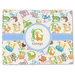 Animal Alphabet Single-Sided Linen Placemat - Single w/ Name or Text