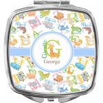 Animal Alphabet Compact Makeup Mirror (Personalized)