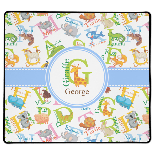 Custom Animal Alphabet XL Gaming Mouse Pad - 18" x 16" (Personalized)