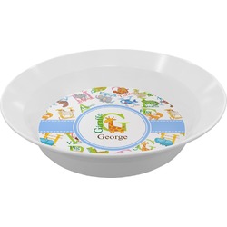 Animal Alphabet Melamine Bowl - 12 oz (Personalized)