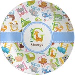 Animal Alphabet Melamine Plate (Personalized)