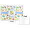 Animal Alphabet Disposable Paper Placemat - Front & Back