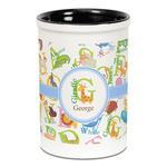 Animal Alphabet Ceramic Pencil Holders - Black