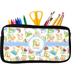 Animal Alphabet Neoprene Pencil Case (Personalized)