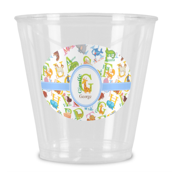 Custom Animal Alphabet Plastic Shot Glass (Personalized)