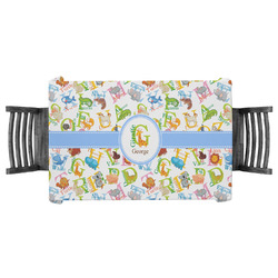 Animal Alphabet Tablecloth - 58"x58" (Personalized)