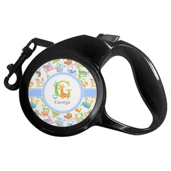 Animal Alphabet Retractable Dog Leash - Small (Personalized)