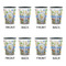 Animal Alphabet Shot Glassess - Two Tone - Set of 4 - APPROVAL