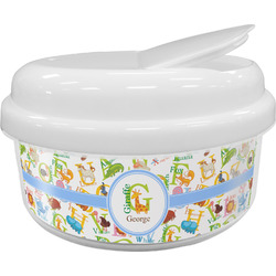 Striped Giraffe 12 Oz. Snack Container Custom Snack Container