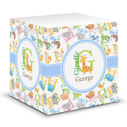 Animal Alphabet Sticky Note Cube (Personalized)