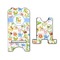 Animal Alphabet Stylized Phone Stand - Front & Back - Large